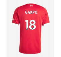 Liverpool Cody Gakpo #18 Koszulka Podstawowa 2025-26 Krótki Rękaw